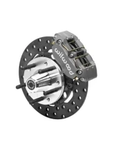 Wilwood Dynapro Lug Mount Front Dynamic Drag Brake Kit - Drilled Rotor - Ano - Ford Mustang 1971-1980                                     - 140-14416-D - Image 2