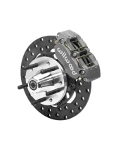 Wilwood Dynapro Lug Mount Front Dynamic Drag Brake Kit - Drilled Rotor - Ano - Chevrolet Camaro | Nova | Chevelle 1964-1972                                     - 140-14417-D - Image 2