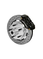 Wilwood Forged Dynalite Big Brake Front Brake Kit (5 x 5 Hub) - Drilled and Slotted Rotor - Black                                     - 140-14532-D - Image 2