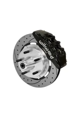 Wilwood Forged Dynalite Big Brake Front Brake Kit (5 x 5 Hub) - Drilled and Slotted Rotor - Black                                     - 140-14533-D - Image 2