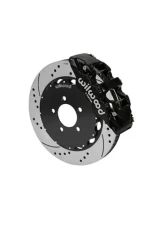 Wilwood AERO6 Big Brake Front Brake Kit - Drilled and Slotted Rotor - Black - Ford Crown Victoria 2003-2011                                     - 140-14682-D - Image 2