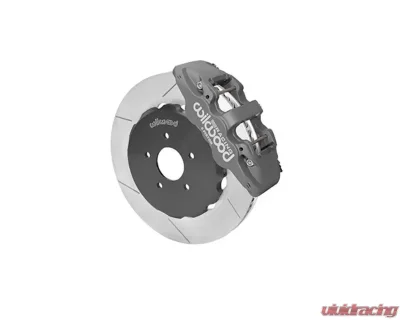 Wilwood AERO6 Big Brake Front Brake Kit (Race) - Slotted Rotor - Anodized - Nissan 350Z | Infiniti G35 2003-2009 - 140-14816