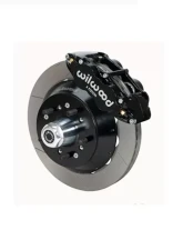 Wilwood Forged Narrow Superlite 6R Big Brake Front Brake Kit (Hub) - Slotted Rotor - Black - Ford F100 1968-1972                                     - 140-14841 - Image 2
