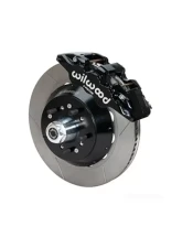 Wilwood Forged Narrow Superlite 6R Big Brake Front Brake Kit (Hub) - Slotted Rotor - Black - Ford F100 1968-1972                                     - 140-14842 - Image 2