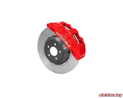 Wilwood SX6R Big Brake Dynamic Front Brake Kit - 14" Slotted Rotor - Red - Ford Mustang 2015+ - 140-14928-R