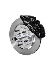 Wilwood Forged Dynapro 6 Big Brake Front Brake Kit (Hub) - Plain Rotor - Black - Chrysler | Dodge | Plymouth 1965-1972 C-Body                                     - 140-15198 - Image 2
