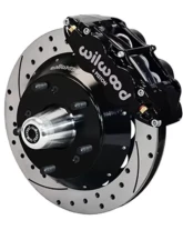 Wilwood Forged Narrow Superlite 6R Big Brake Front Brake Kit - Drilled & Slotted Rotor 14"- Black - Chevrolet Camaro | Pontiac Firebird 1982-1992                                     - 140-15279-D - Image 2
