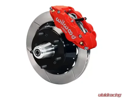 Wilwood Forged Narrow Superlite 6R Big Brake Front Brake Kit - Slotted Rotor 14"- Red - Chevrolet Camaro | Pontiac Firebird 1982-1992 - 140-15279-R