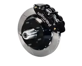 Wilwood Forged Narrow Superlite 6R Big Brake Front Brake Kit - Slotted Rotor - Black - Chevrolet Camaro | Pontiac Firebird 1982-1992