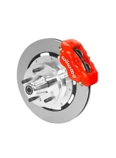Wilwood Forged Dynalite Big Brake Front Brake Kit  - Plain Rotor - Red                                     - 140-15461-R - Image 2
