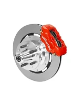 Wilwood Forged Dynalite Big Brake Front Brake Kit - Plain Rotor - Red                                     - 140-15468-R - Image 2