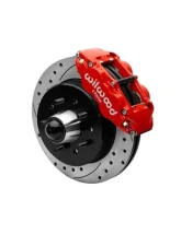 Wilwood Forged Narrow Superlite 6R Front Big Brake Brake Kit - Drilled & Slotted Rotor - Red- Chevrolet C10 1988-1998                                     - 140-15948-DR - Image 2