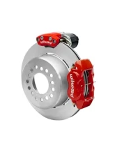 Wilwood Forged Dynalite Rear Electronic Parking Brake Kit - Plain Rotor - Red                                     - 140-16154-R - Image 2