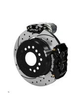 Wilwood Forged Dynalite Rear Electronic Parking Brake Kit - Drilled & Slotted Rotor - Black                                     - 140-16164-D - Image 2