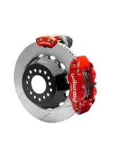 Wilwood Forged Narrow Superlite 4R Big Brake Rear Electronic Parking Brake Kit - Plain Rotor - Red                                     - 140-16165-R - Image 2