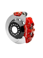 Wilwood AERO4 Big Brake Rear Electronic Parking Brake Kit - Plain Rotor - Red                                     - 140-16167-R - Image 2