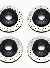 Wilwood 1Pc Rotors Rotor Kit Front | Rear-Drilled Chevrolet Corvette C2 | C3 1965-1982                                     - 140-11727-D - Image 2