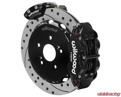 Wilwood Forged Narrow Superlite 4R Rear EPB Kit 12.88" Drilled Honda S2000 With Lines - 140-16347-D