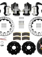 Wilwood Forged Narrow Superlite 4R Rear EPB Kit 12.88" Drilled Honda S2000 With Lines                                     - 140-16347-D - Image 2
