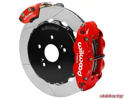 Wilwood Forged Narrow Superlite 4R Rear EPB Kit 12.88" Red Honda S2000 With Lines - 140-16347-R
