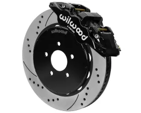 Wilwood AERO6 Front Hat Kit 14.00 Drilled Mustang 1994-2004 With Lines