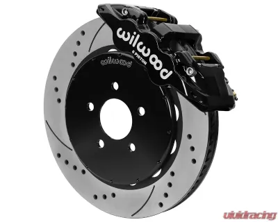 Wilwood AERO6 Front Hat Kit 14.00 Drilled Mustang 1994-2004 With Lines - 140-16403-D