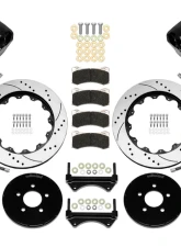 Wilwood AERO6 Front Hat Kit 14.00 Drilled Mustang 1994-2004 With Lines                                     - 140-16403-D - Image 2