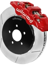 Wilwood AERO6 Front Hat Kit 14.00 Red Mustang 1994-2004 With Lines                                     - 140-16403-R - Image 2