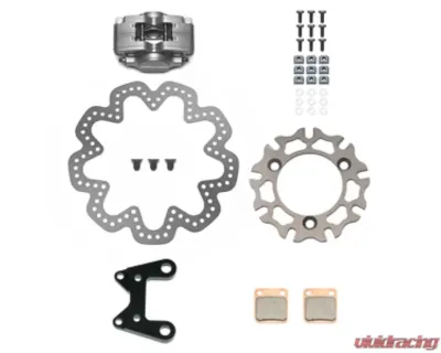 Wilwood 10.50" Scalloped Steel Rotor GP200 Left Front Kit Sprint - 140-16431