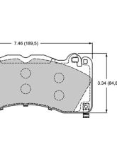 Wilwood SX6R Pad Set -D1792 PCM                                     - 150-14939K - Image 2