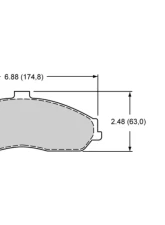 Wilwood Pad Set BP-30 D731                                     - 150-16032K - Image 2
