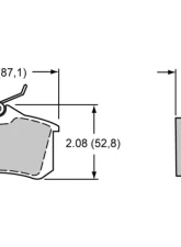 Wilwood CPB Pad Set BP-10 D340                                     - 150-9184K - Image 2