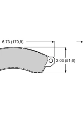 Wilwood Pad Set Promatrix D412                                     - 150-D0412K - Image 2