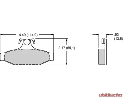 Wilwood Pad Set Promatrix D413 - 150-D0413K
