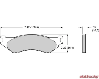 Wilwood Pad Set Promatrix D702 - 150-D0702K