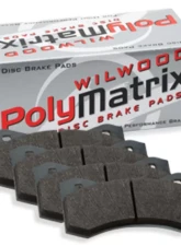 Wilwood W6A | W4A AERO 4 | 6 .670" Thk PolyMatrix Pad Set 6617 A                                     - 15A-9977K - Image 2