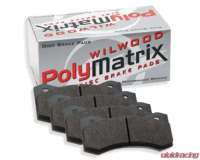Wilwood DynaPro Dynalite-With Bridge Bolt PolyMatrix Pad Set 7812 B - 15B-9836K