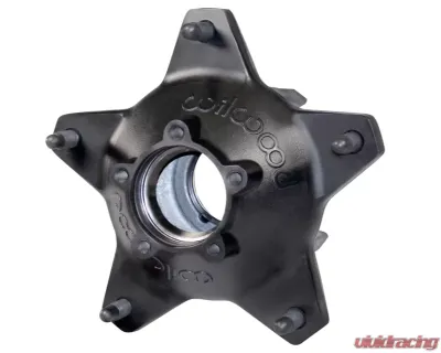 Wilwood Hub-Starlite "55" Rear Std Offset 1-Ton Bearing 5 | 8 C Studs-Drilled Black - 270-16772BD