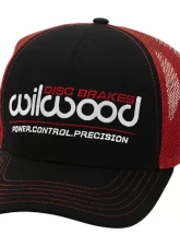 Wilwood Mesh Cap Adjustable Formed Bill Black Red                                     - 450-10551 - Image 2