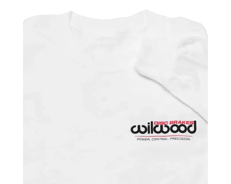 Wilwood T-Shirt White Long Sleeve - 450-10562-MD