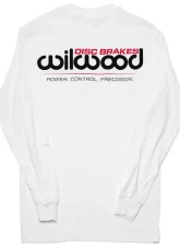 Wilwood T-Shirt White Long Sleeve                                     - 450-10562-2XL - Image 3