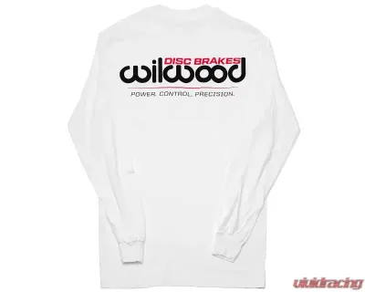 Wilwood T-Shirt White Long Sleeve - 450-10562-2XL