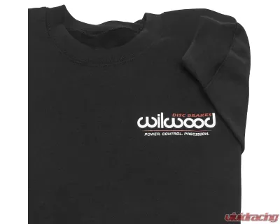 Wilwood Sweatshirt Crew Black - 450-10597-2XL