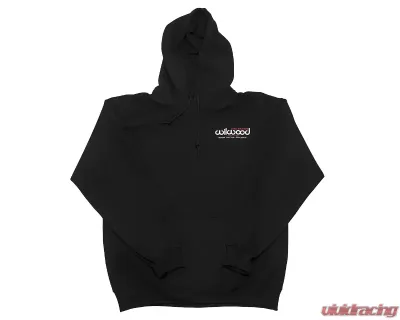 Wilwood Sweatshirt Hooded Black - 450-10598-LG