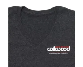 Wilwood T-Shirt Dark Grey Ladies V-Neck
