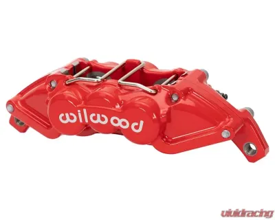 Wilwood Caliper UTV4 C Rear Red 1.12/1.12" Pistons 0.25 Disc - 120-16571-RD