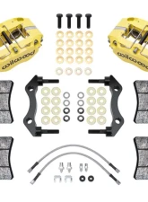Wilwood NDPR Rear Caliper Kit Yellow w/ Lines Porsche 911 1984-1989                                     - 140-16678-Y - Image 2