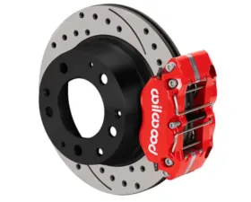 Wilwood NDPR Rear Caliper Kit Red Drilled w/ Lines Porsche 911 1969-1983