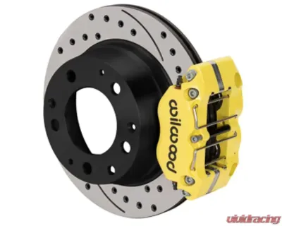 Wilwood NDPR Rear Caliper Kit Yellow Drilled w/ Lines Porsche 911 1969-1983 - 140-16680-DY