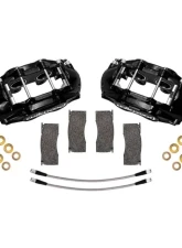 Wilwood D11 Front Caliper Kit Black Disc Spindle w/ Lines Ford Mustang 1965-1967                                     - 140-16799-BK - Image 2